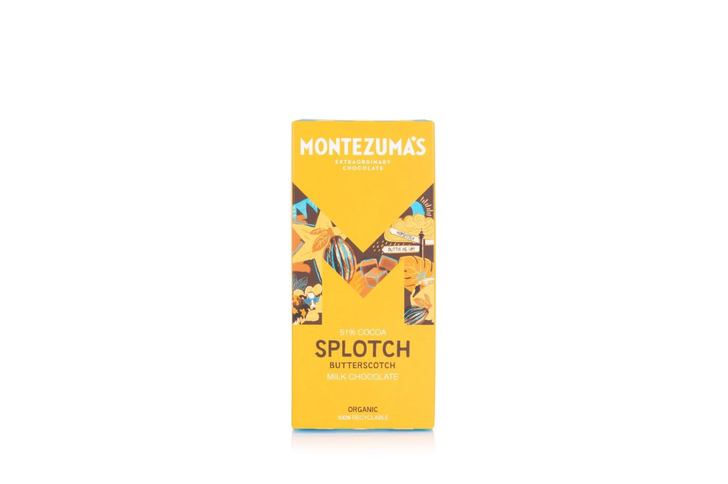 Montezuma's 51% Milk With Butterscotch 90g 3 Montezuma's 51% Milk With Butterscotch 90g