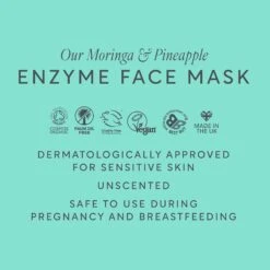 Lucy Bee Organic Moringa And Pineapple Enzyme Face Mask 60ml 9 Lucy Bee Organic Moringa And Pineapple Enzyme Face Mask 60ml -Optimal Home Furnishings MoringaandPineappleEnzymeFaceMask4000x40001442new