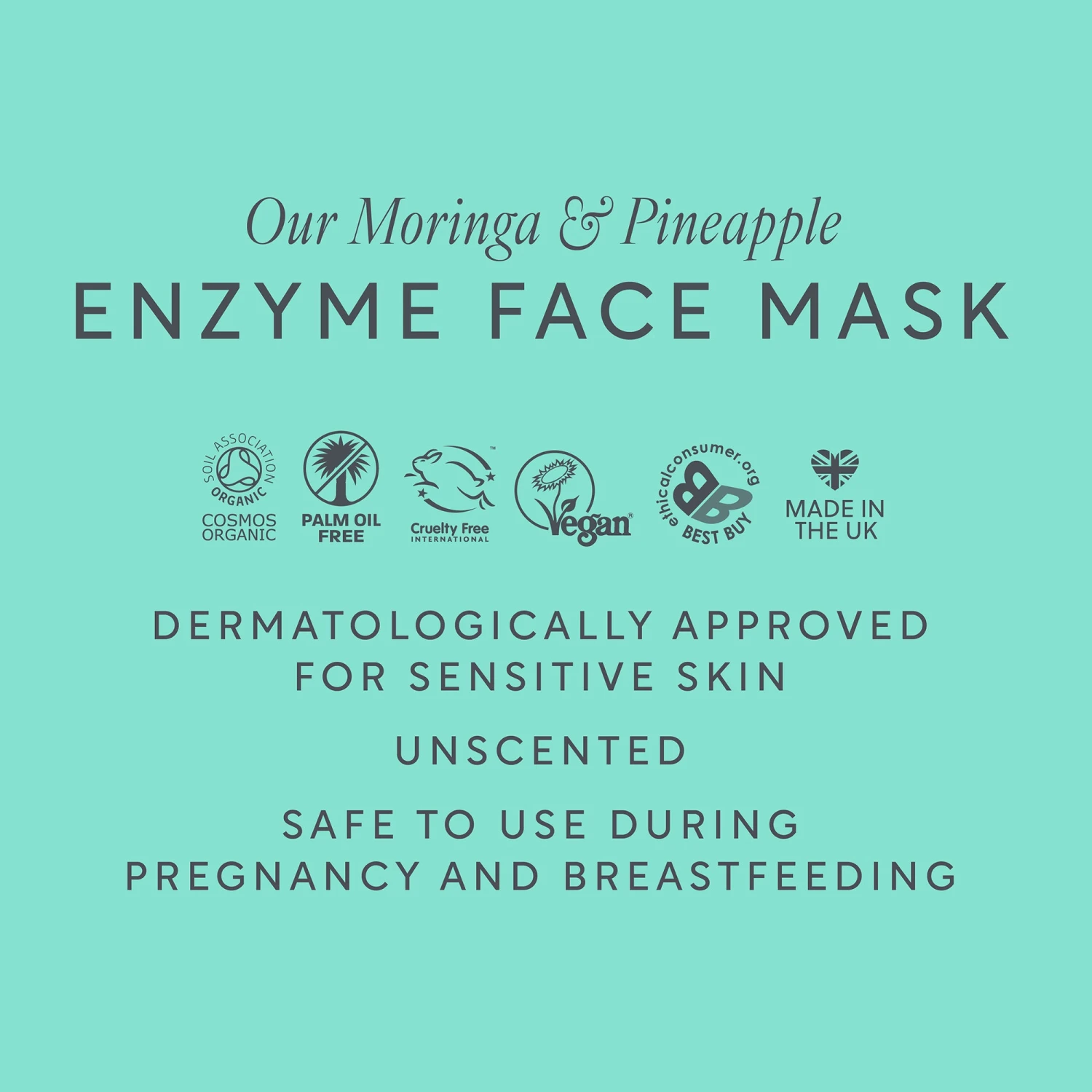 Lucy Bee Organic Moringa And Pineapple Enzyme Face Mask 60ml 5 Lucy Bee Organic Moringa And Pineapple Enzyme Face Mask 60ml - Image 3