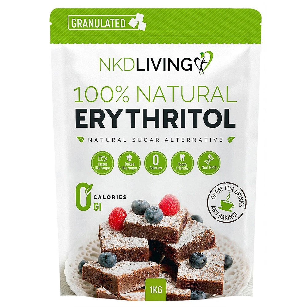 NKD Living Granulated Erythritol 1kg 3 NKD Living Granulated Erythritol 1kg