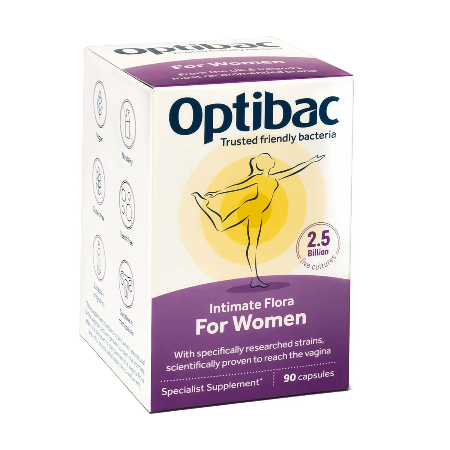 Optibac Probiotics For Women 90 Caps 4 Optibac Probiotics For Women 90 Caps - Image 2