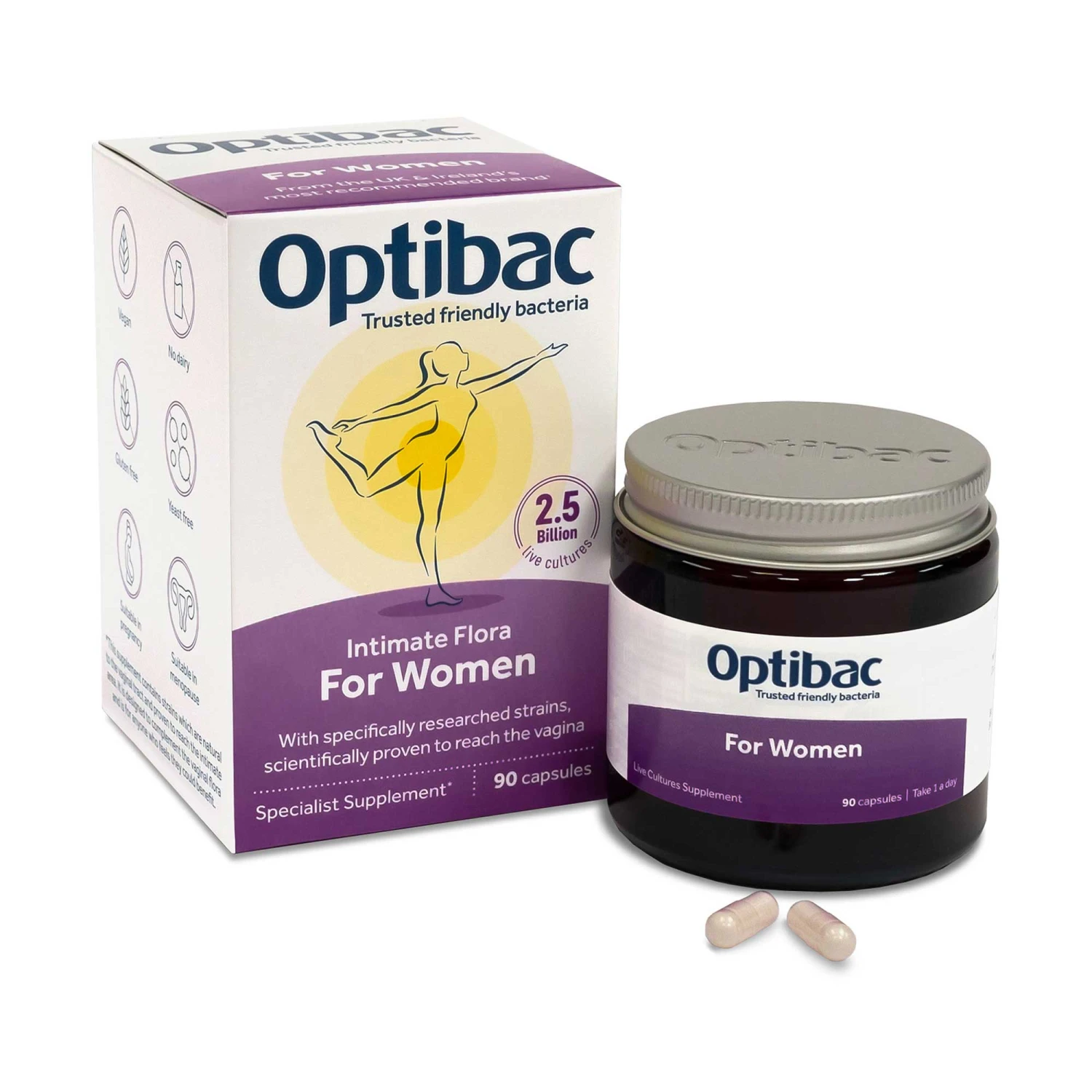 Optibac Probiotics For Women 90 Caps 5 Optibac Probiotics For Women 90 Caps - Image 3