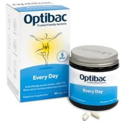 Optibac Probiotics For Every Day 90 Caps -Optimal Home Furnishings OptibacProbiotics EveryDay90 PS SQ WithProduct EU