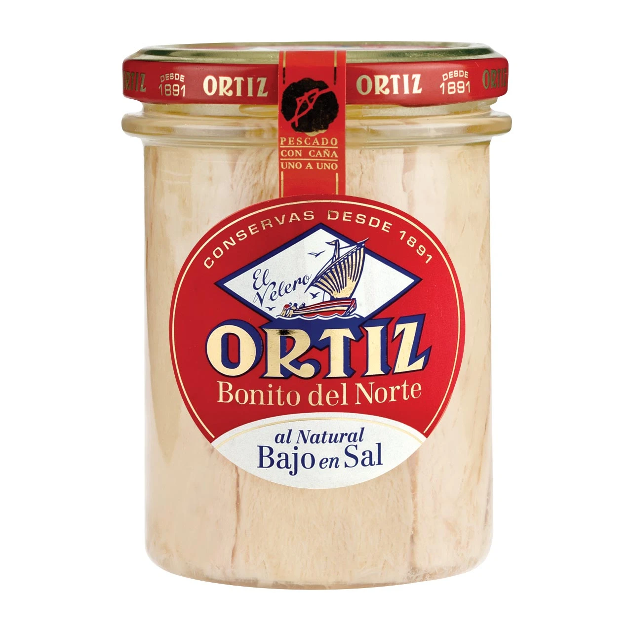 Ortiz Bonito Tuna Fillets In Spring Water (Low Salt) 220g 3 Ortiz Bonito Tuna Fillets In Spring Water (Low Salt) 220g