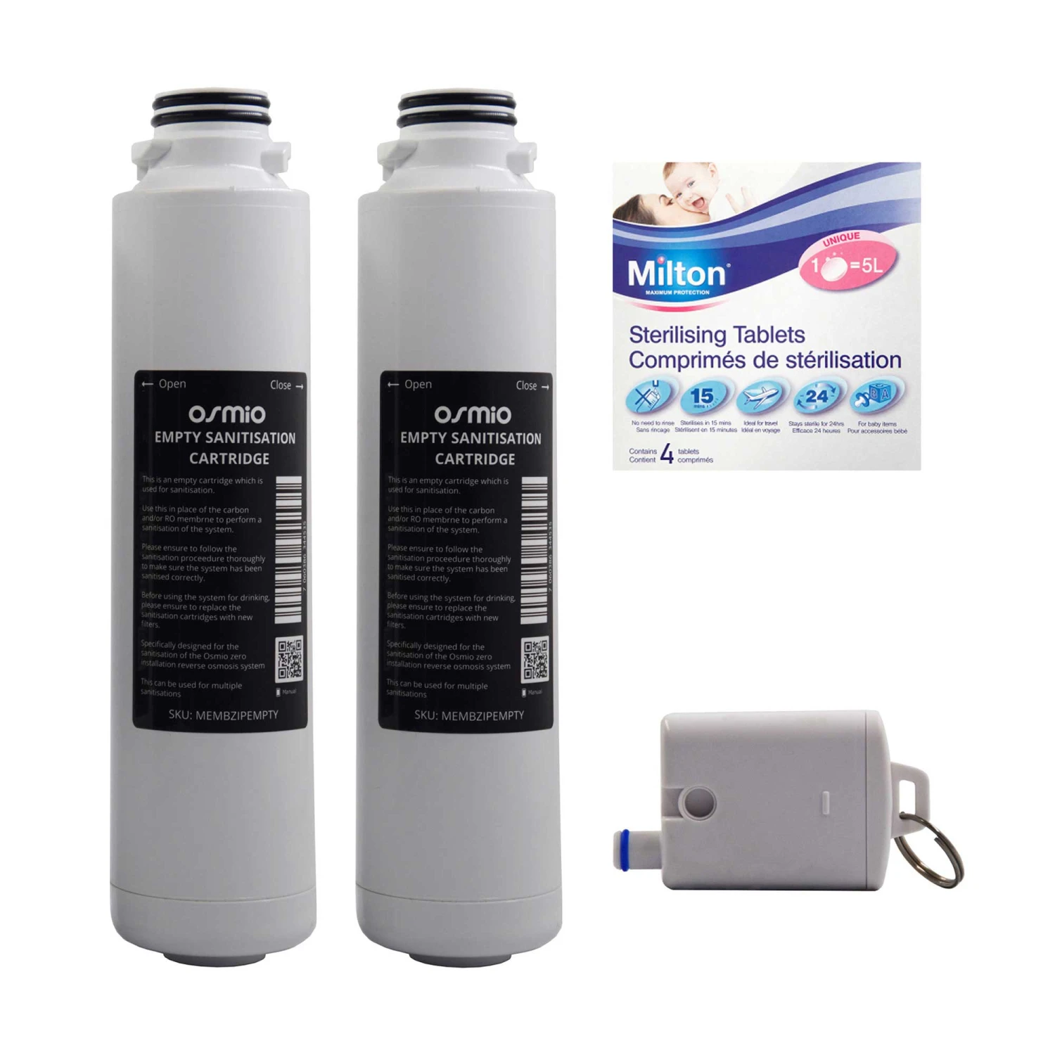 Osmio Zero Installation Sanitisation Kit Each 3 Osmio Zero Installation Sanitisation Kit Each