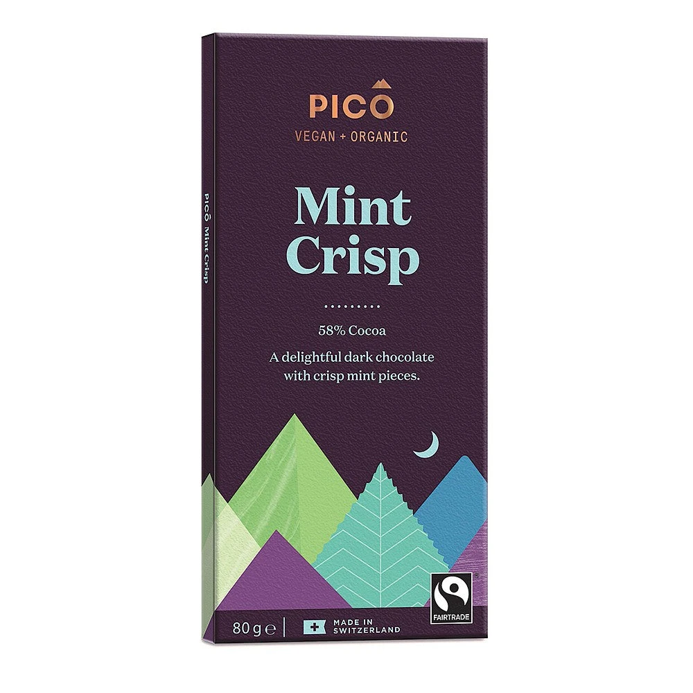 Pico Mint Crisp Chocolate 80g 3 Pico Mint Crisp Chocolate 80g