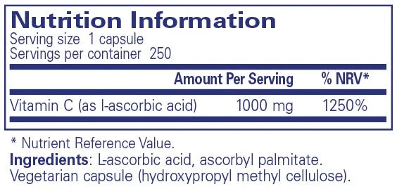 Pure Encapsulations Ascorbic Acid 250 Caps 4 Pure Encapsulations Ascorbic Acid 250 Caps - Image 2