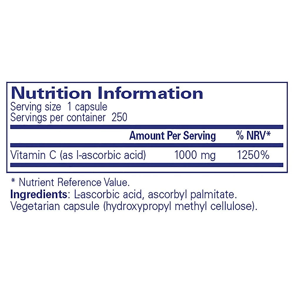 Pure Encapsulations Ascorbic Acid 250 Caps 5 Pure Encapsulations Ascorbic Acid 250 Caps - Image 3