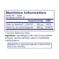 Pure Encapsulations B12 Folate 60 Caps -Optimal Home Furnishings Pure Encapsulations B12 Folate 60 caps 37365 2 8f12f16f a241 4d3b 8e99 bcc64e4c45e1