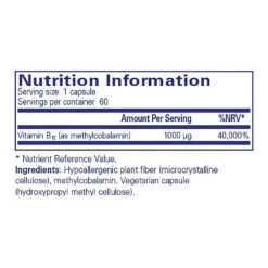 Pure Encapsulations B12 (methylcobalamin) 60 Caps -Optimal Home Furnishings Pure Encapsulations B12 methylcobalamin 60 caps 37366 2 371de584 4149 4ce5 a8cb 854ef9208319