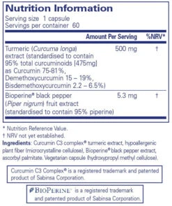 Pure Encapsulations Curcumin 500 With Bioperine 60 -Optimal Home Furnishings Pure Encapsulations Curcumin 500 with Bioperine 60 29546 1 61c3c231 5e45 44f5 aa10 0ab35010a47b