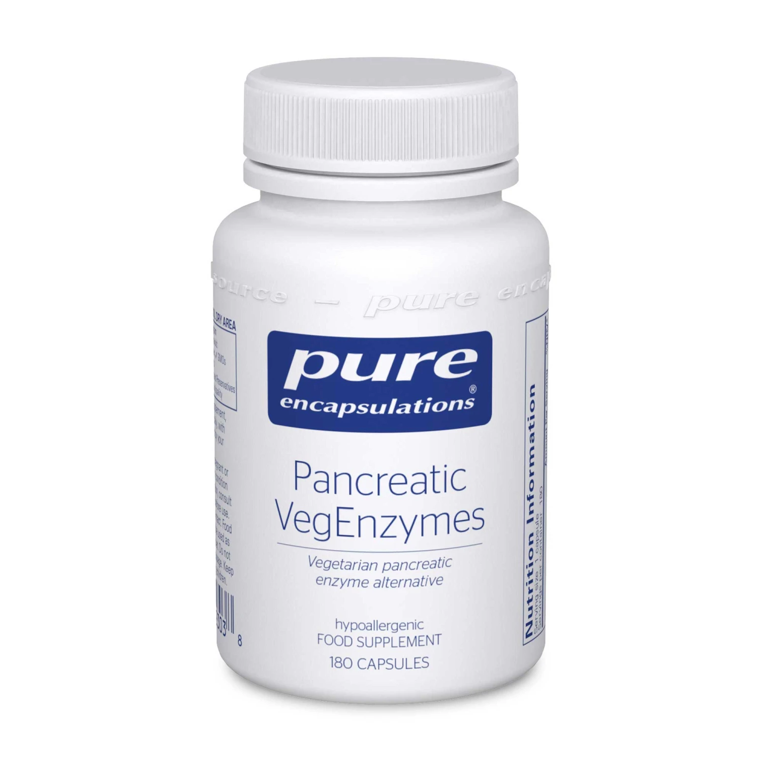 Pure Encapsulations Pancreatic VegEnzymes 180 Caps 3 Pure Encapsulations Pancreatic VegEnzymes 180 Caps