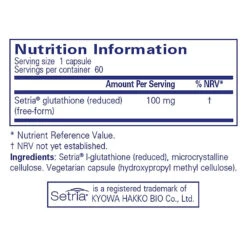 Pure Encapsulations Reduced Glutathione 60 -Optimal Home Furnishings Pure Encapsulations Reduced Glutathione 60 29558 2 f583632a 640c 4361 9718 5bdd20fdb69a