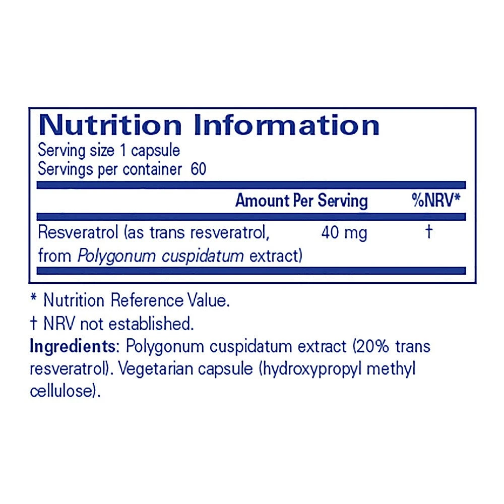 Pure Encapsulations Resveratrol 60 Caps 5 Pure Encapsulations Resveratrol 60 Caps - Image 3