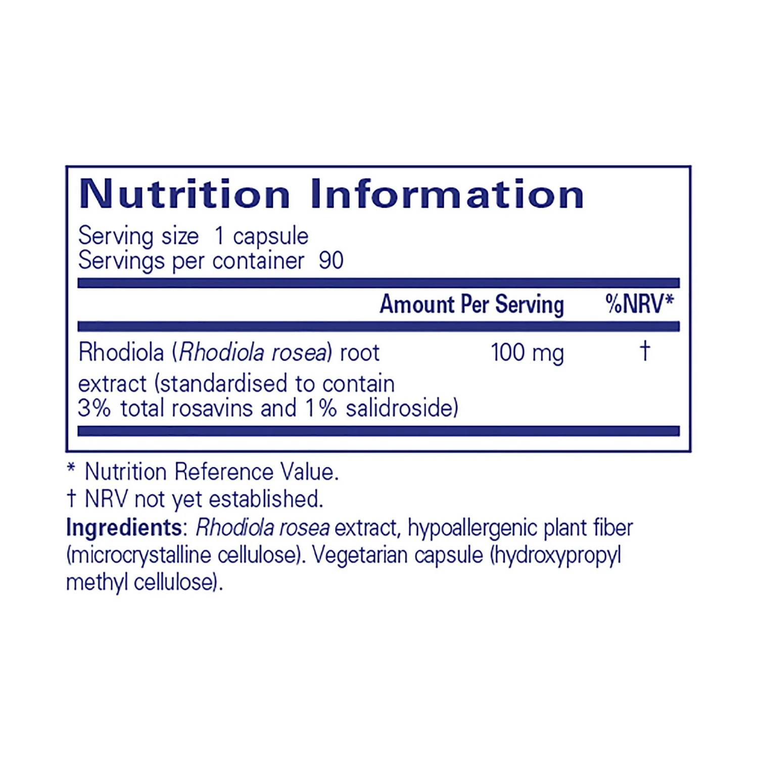 Pure Encapsulations Rhodiola Rosea 90 Caps 4 Pure Encapsulations Rhodiola Rosea 90 Caps - Image 2