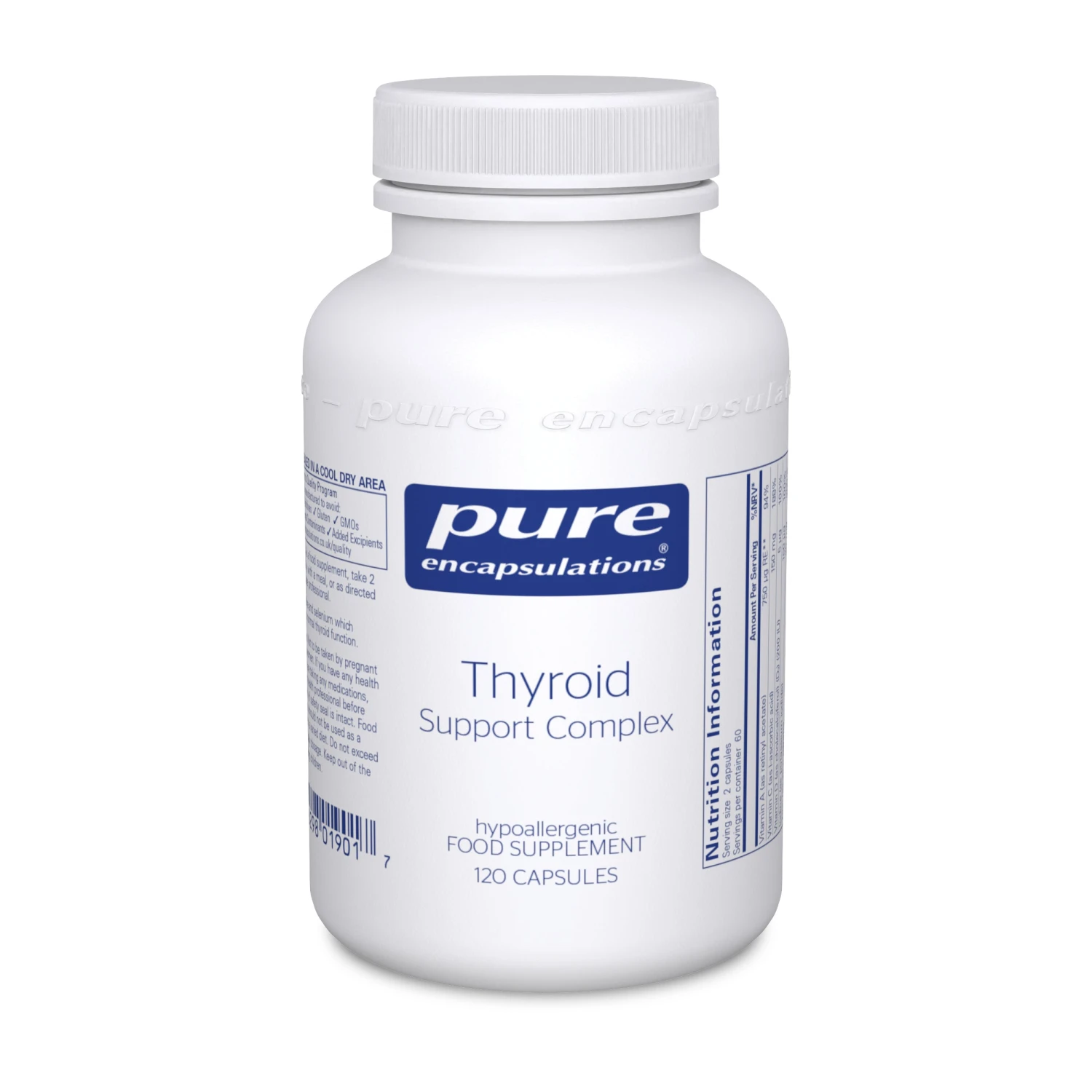 Pure Encapsulations Thyroid Support Complex 120 Caps 3 Pure Encapsulations Thyroid Support Complex 120 Caps