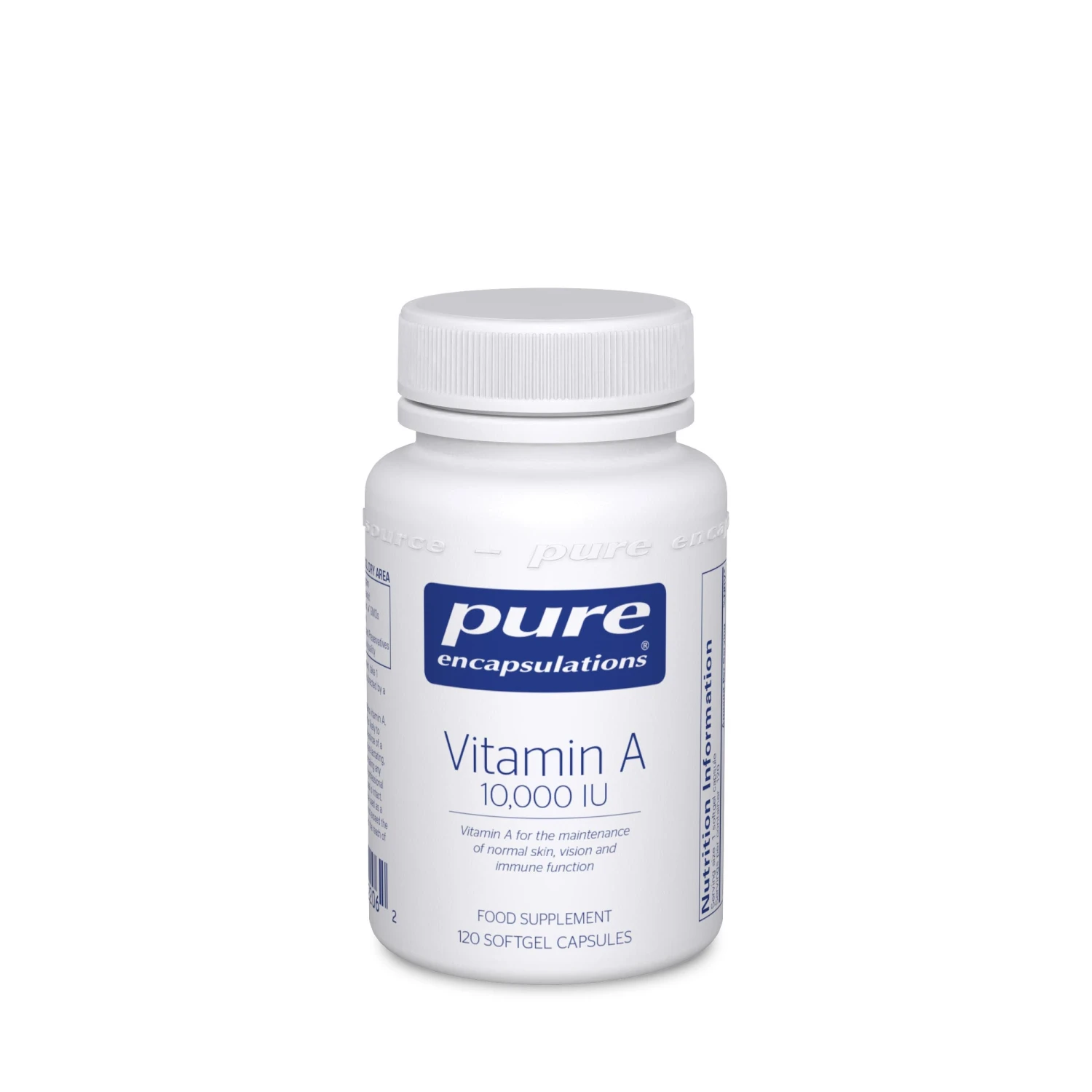 Pure Encapsulations Vitamin A 10,000 IU 120 Caps 3 Pure Encapsulations Vitamin A 10,000 IU 120 Caps