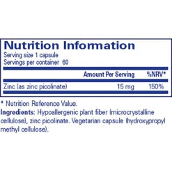 Pure Encapsulations Zinc 15 60 Caps -Optimal Home Furnishings Pure Encapsulations Zinc 15 60 caps 38811 2 6c6cbdb7 2c5a 4ef5 b606 ba01bd30c36f
