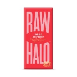 Raw Halo Dark & Raspberry Raw Chocolate Bar 70g