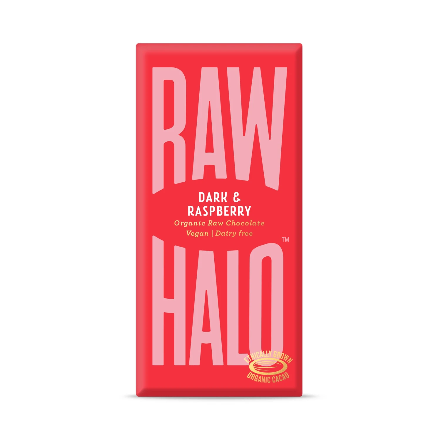 Raw Halo Dark & Raspberry Raw Chocolate Bar 70g 3 Raw Halo Dark & Raspberry Raw Chocolate Bar 70g