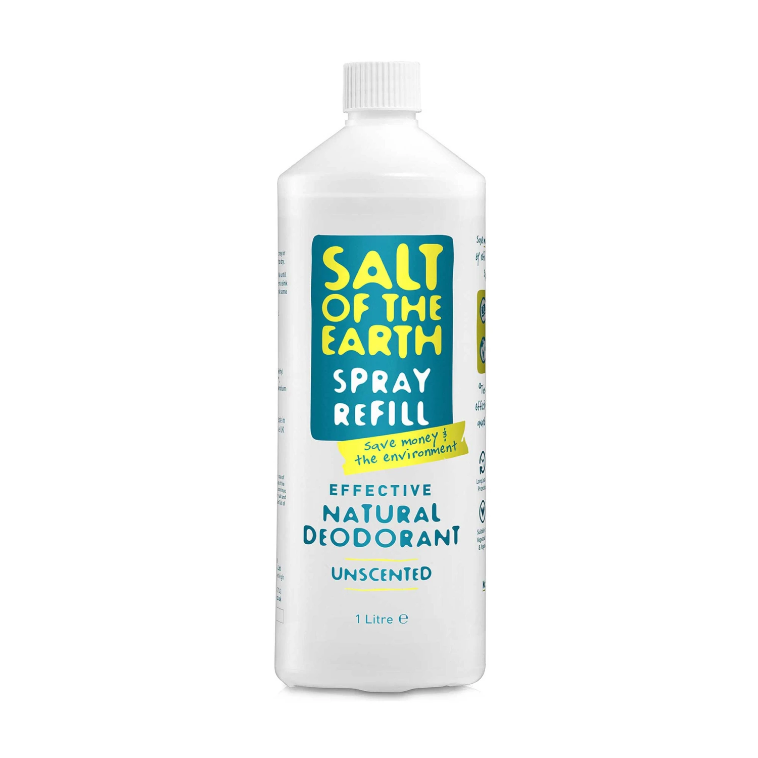Salt Of The Earth Unscented Refill 1L 3 Salt Of The Earth Unscented Refill 1L
