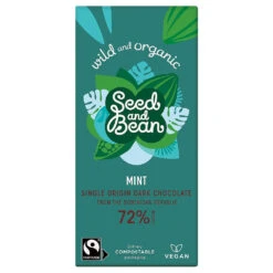 Seed & Bean 72% Mint Bar 75g