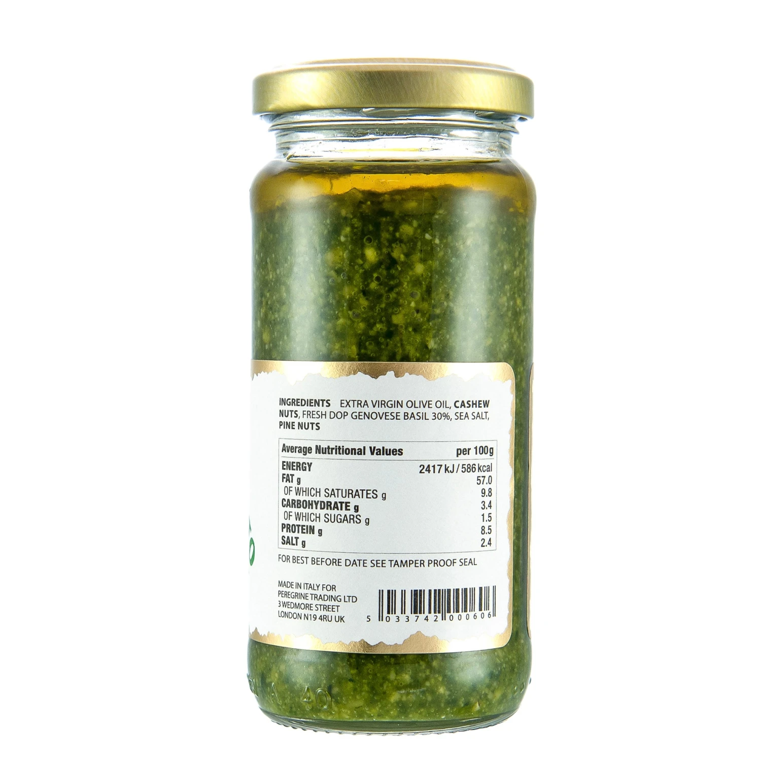 Seggiano Raw Basil Pesto Genovese 200g 4 Seggiano Raw Basil Pesto Genovese 200g - Image 2