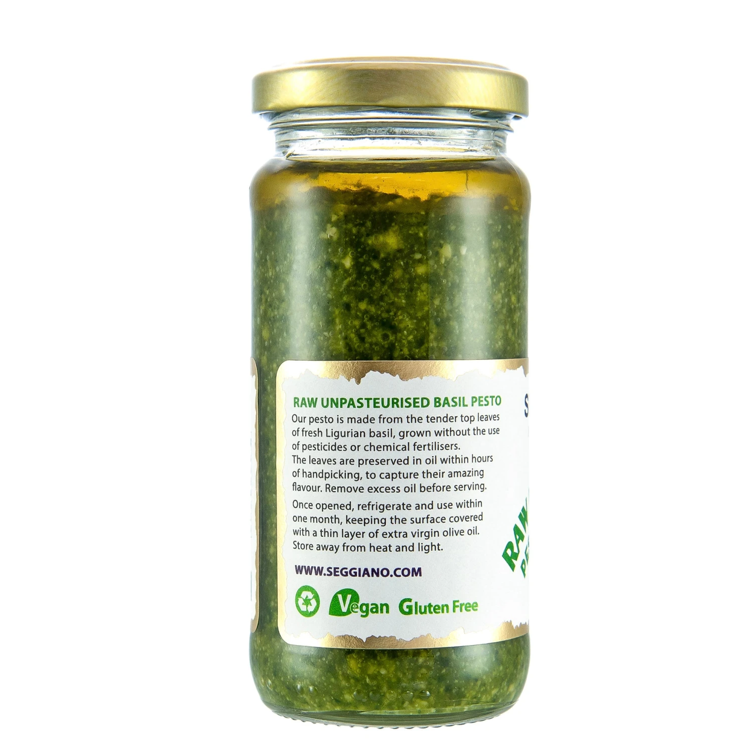 Seggiano Raw Basil Pesto Genovese 200g 5 Seggiano Raw Basil Pesto Genovese 200g - Image 3