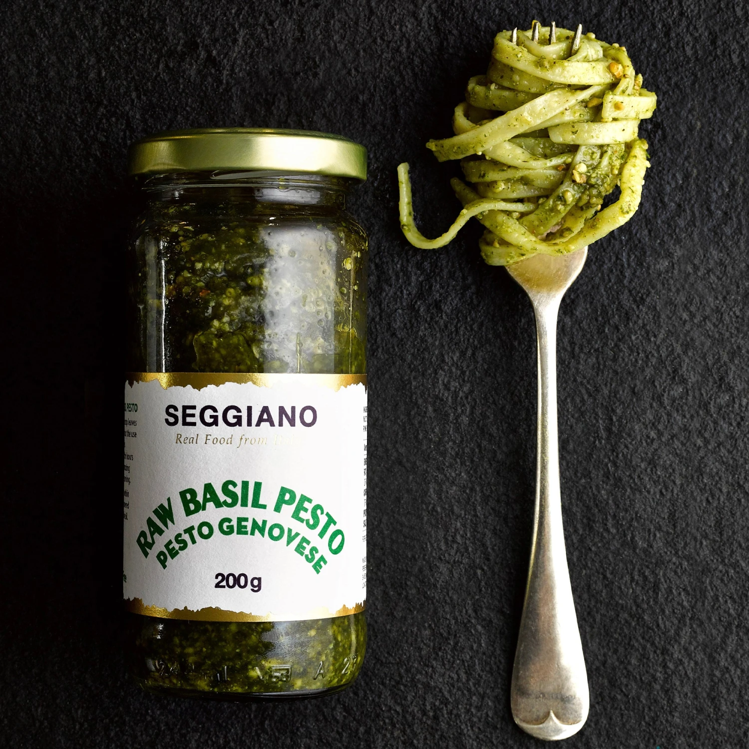 Seggiano Raw Basil Pesto Genovese 200g 6 Seggiano Raw Basil Pesto Genovese 200g - Image 4