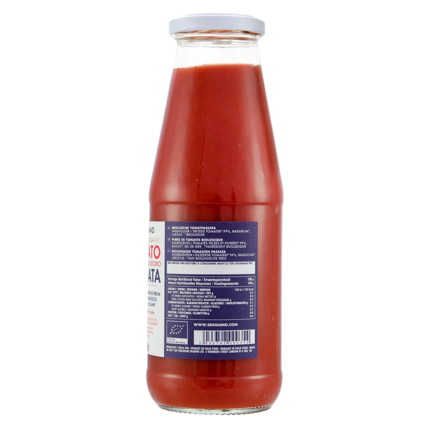 Seggiano Tomato Passata 690g 4 Seggiano Tomato Passata 690g - Image 2