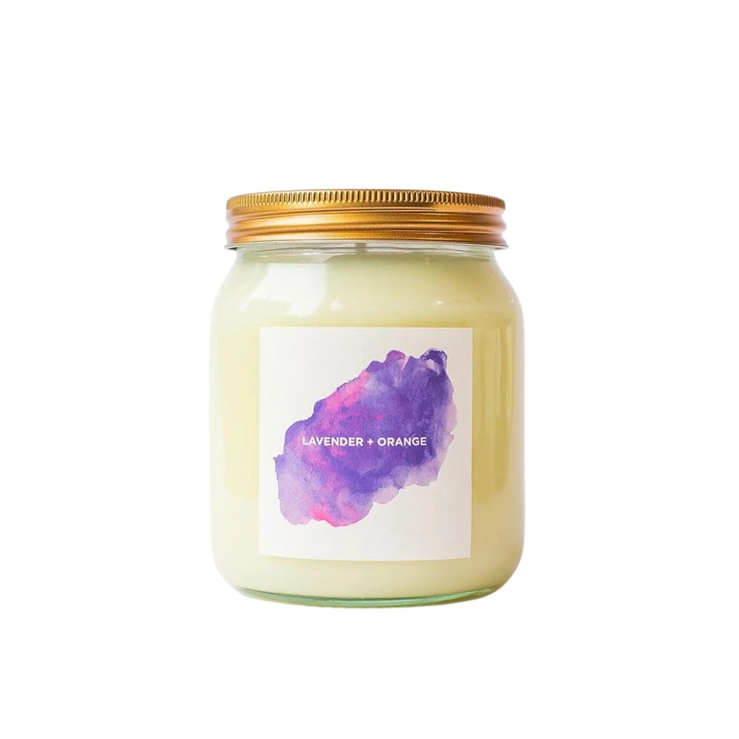 Self Care Co. Glass Jar Lavender + Orange Soy Aromatherapy Candle 300g 3 Self Care Co. Glass Jar Lavender + Orange Soy Aromatherapy Candle 300g
