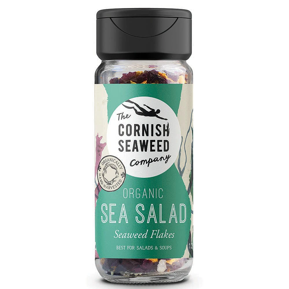 The Cornish Seaweed Co Sea Salad Flakes In Jar 12g 3 The Cornish Seaweed Co Sea Salad Flakes In Jar 12g