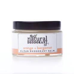 The Natural Deodorant Co. Clean Deodorant Balm Orange + Bergamot 55g