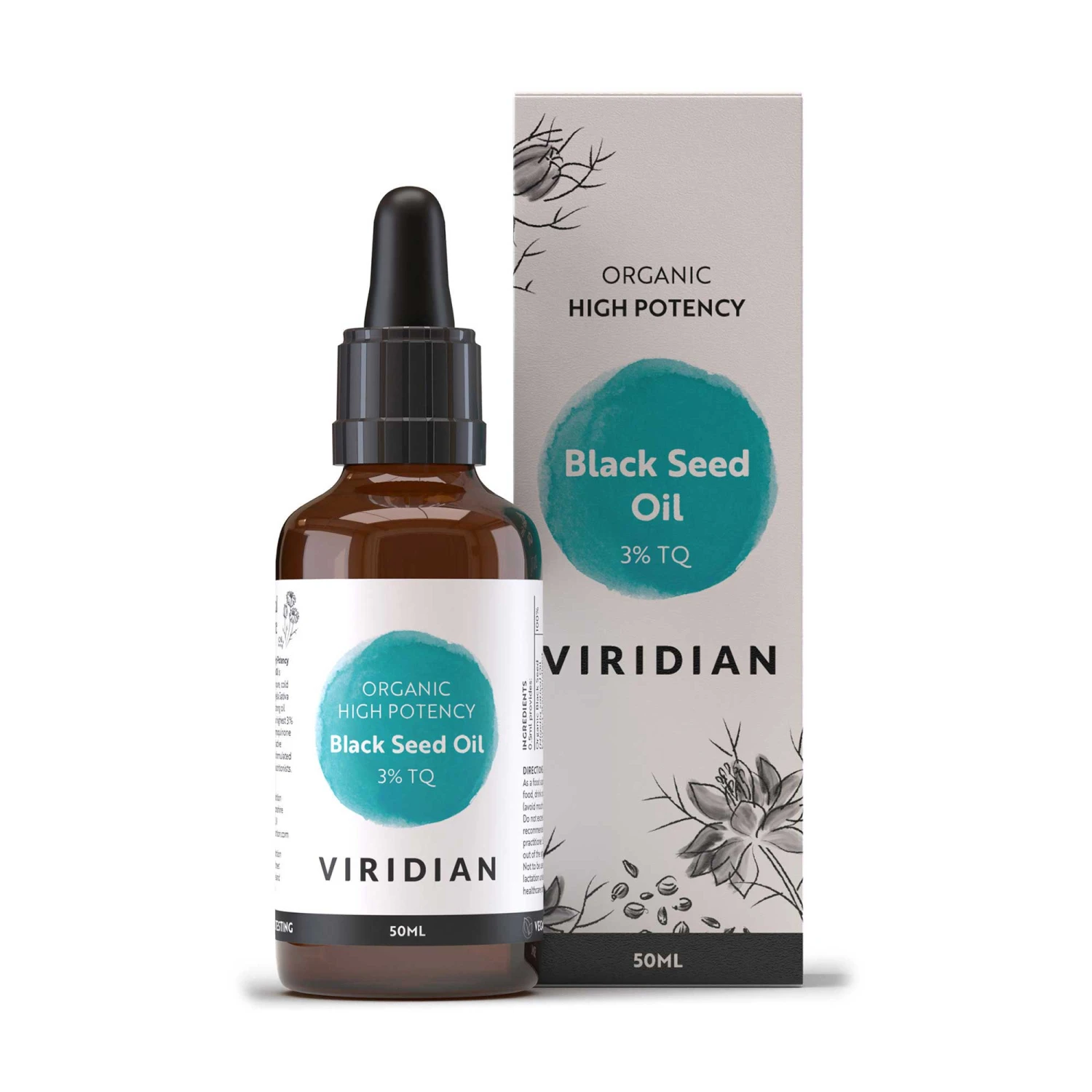Viridian High Potency Black Seed Oil 50ml 3 Viridian High Potency Black Seed Oil 50ml