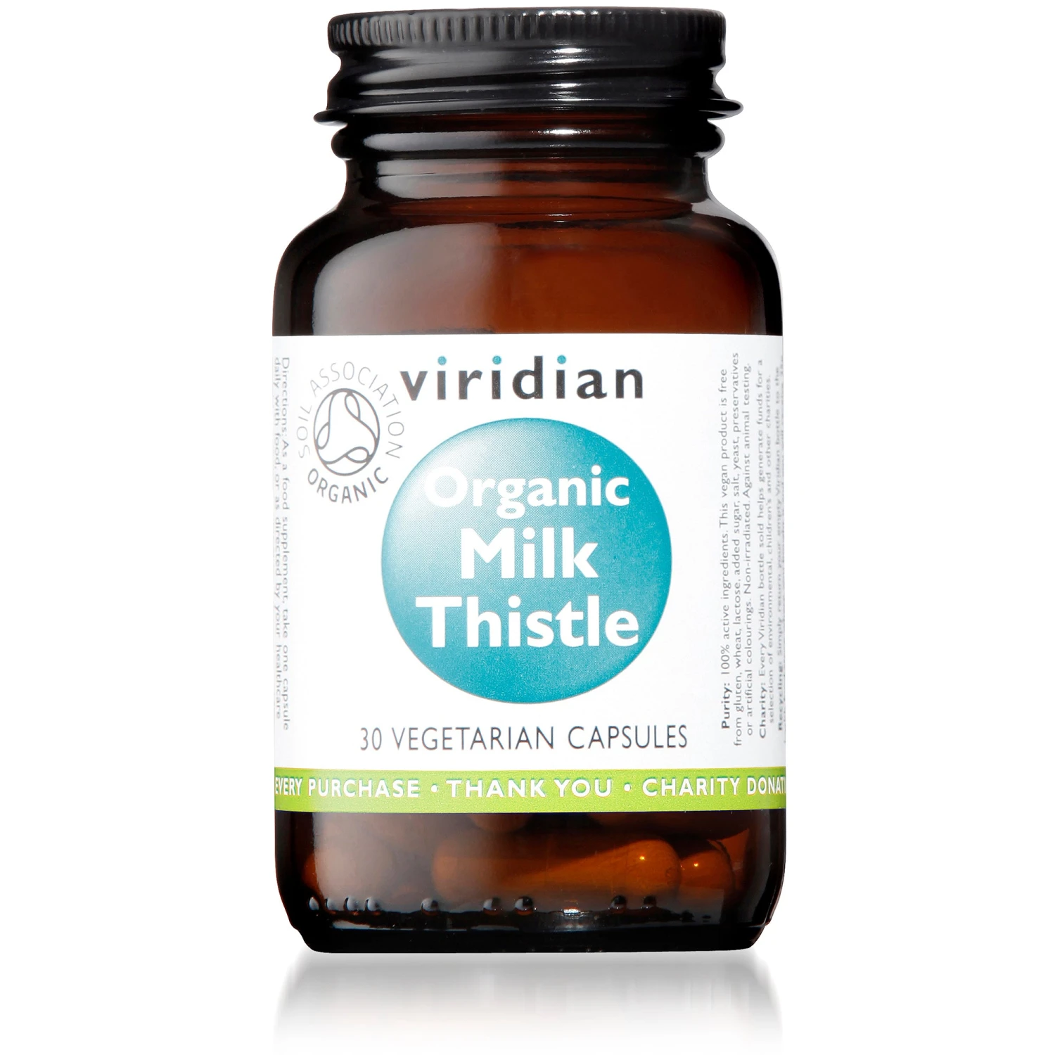 Viridian Milk Thistle 400mg Veg Caps 30 Caps 3 Viridian Milk Thistle 400mg Veg Caps 30 Caps