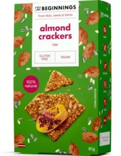 The Beginnings Almond Crackers 80g